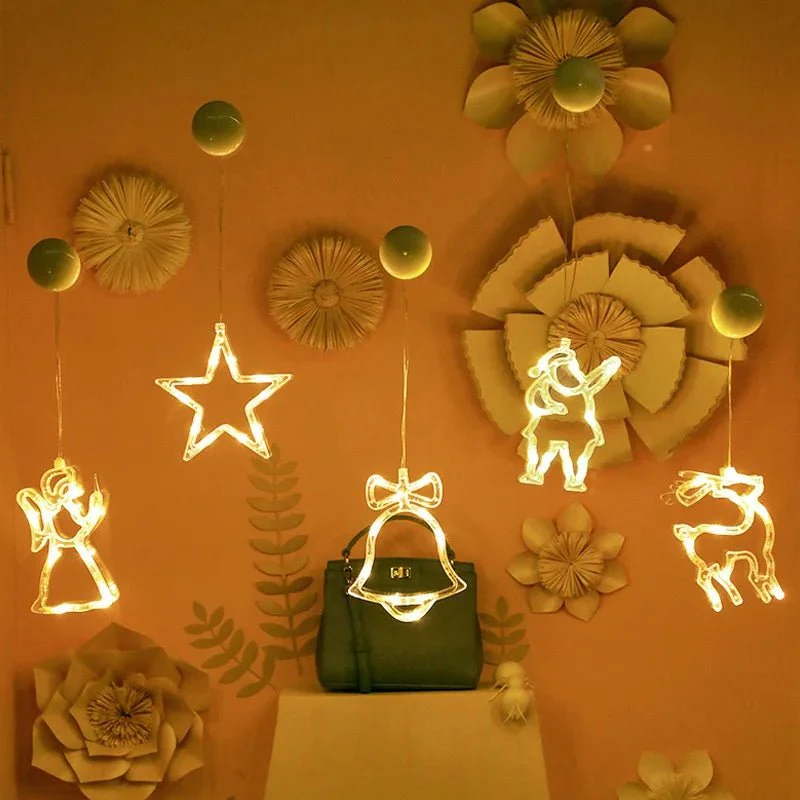 WINTERBEAM – LED Christmas lights with suction cups for glass and mirrors - Image 2