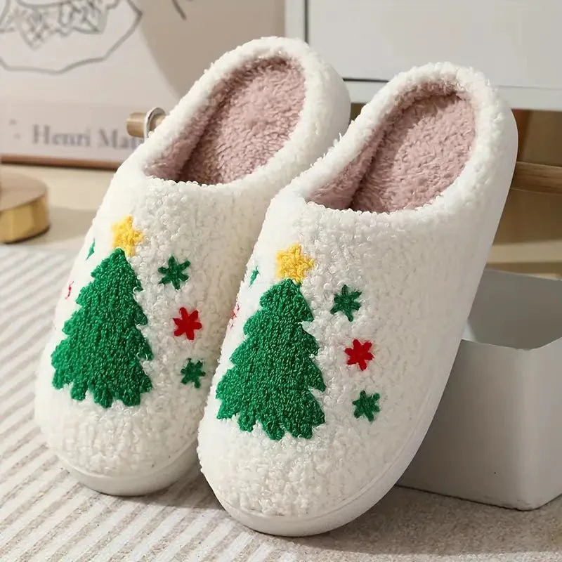 WINTERHOOF – Warm, Non-Slip House Slippers with Deer Motif for Winter - Image 4