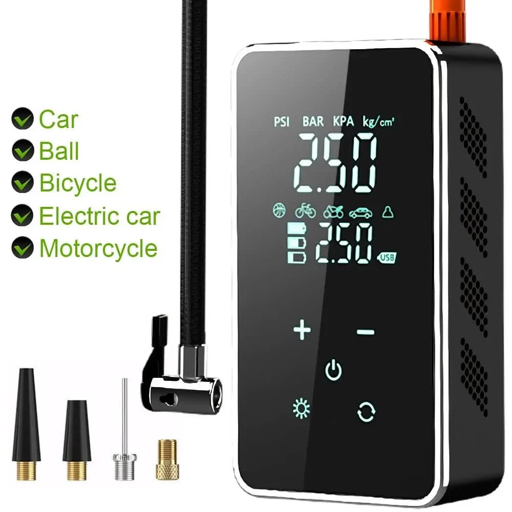 Wireless Air Pump with Touchscreen - Portable air pump with 150psi for car & bike - Image 11