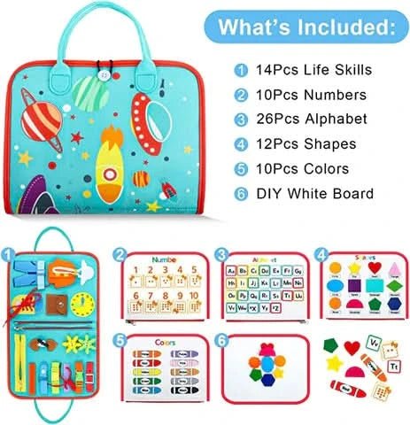 WonderFolio - Montessori book for explorers, promotes fine motor skills & curiosity - Image 4