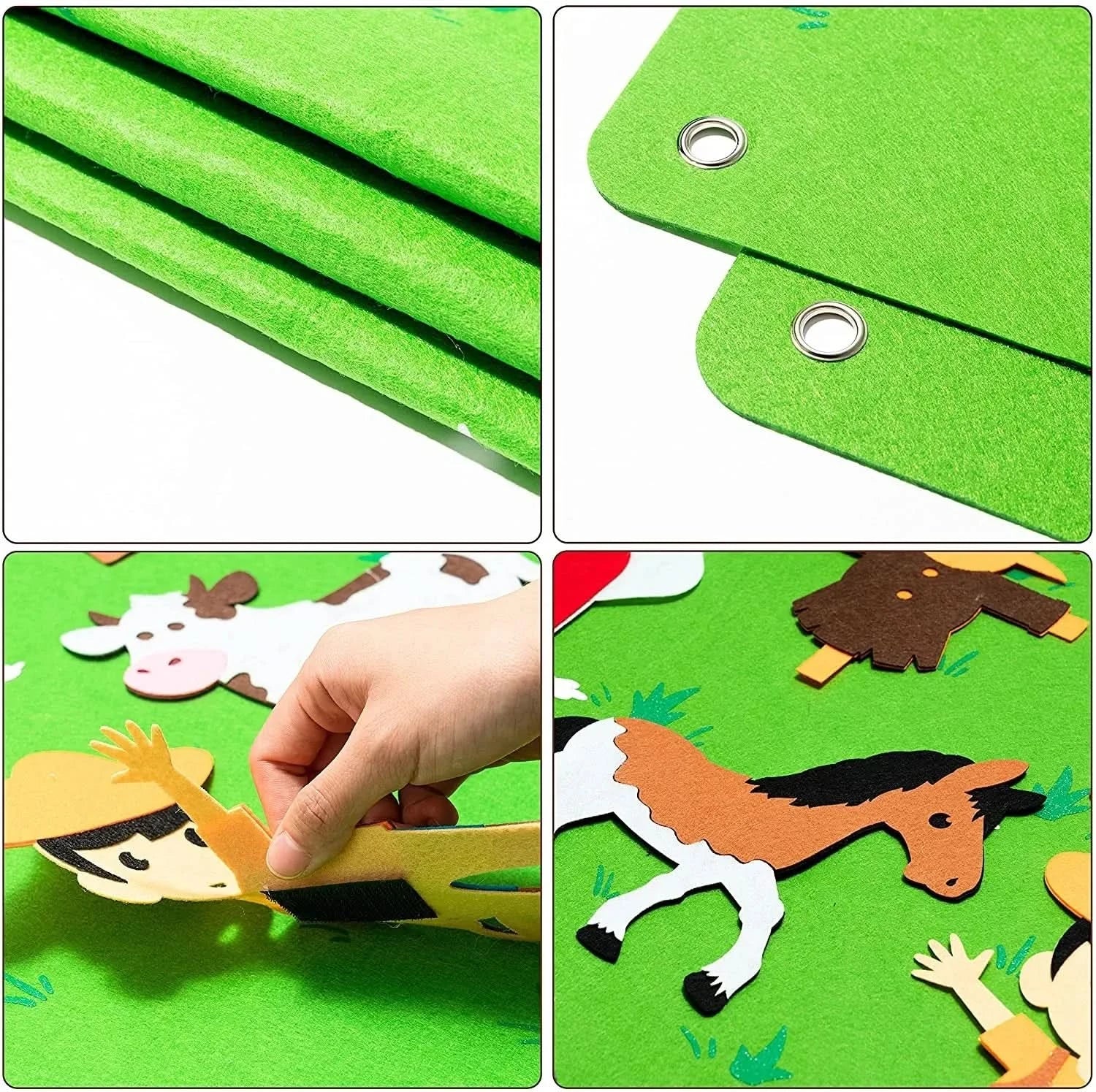 WonderWild Felt Board - Animal learning fun for children aged 3 and over - Image 2
