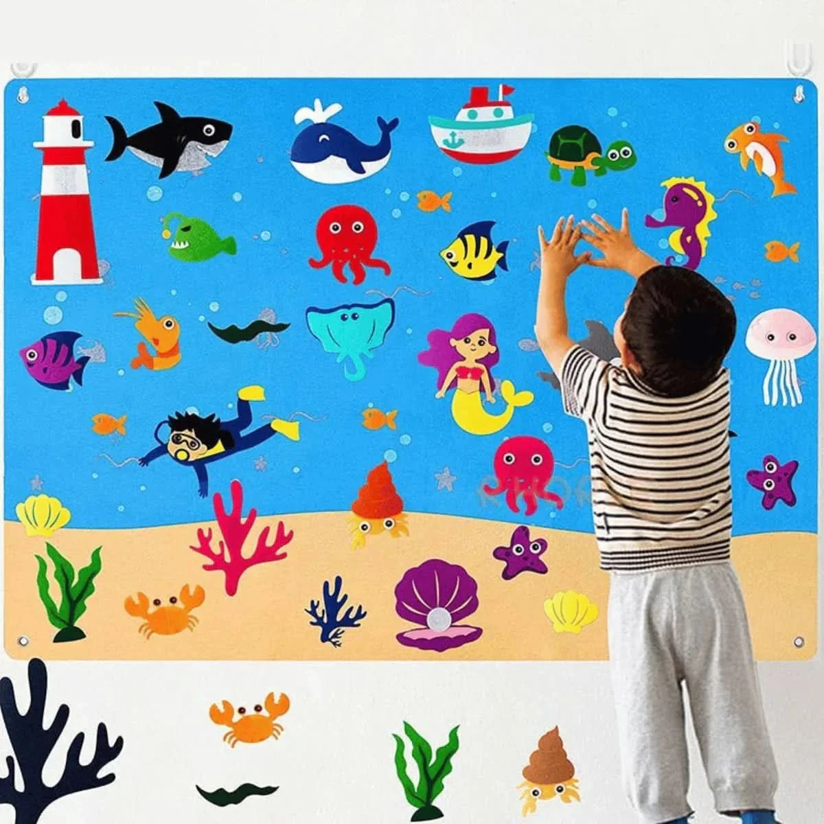 WonderWild Felt Board - Animal learning fun for children aged 3 and over - Image 9