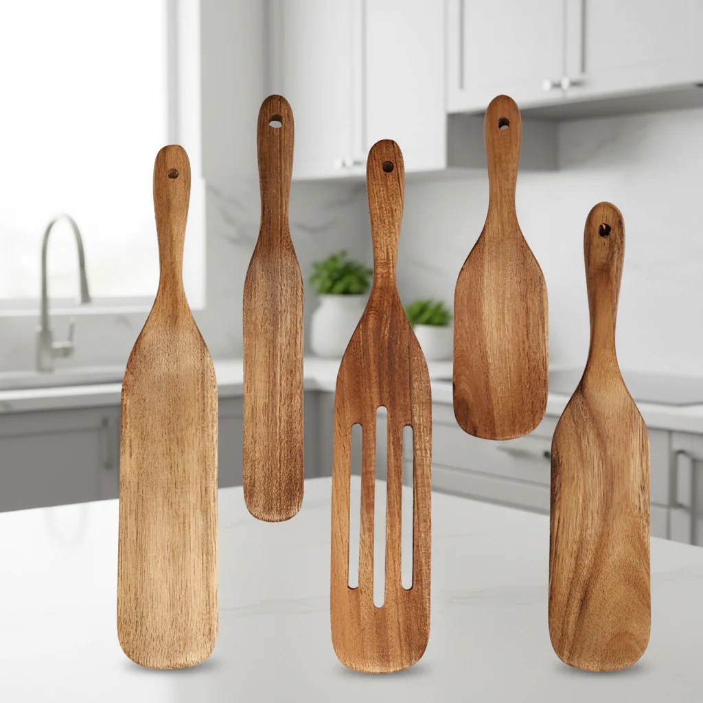 WoodEase teak kitchen set - Sustainable & durable for every preparation - Image 4