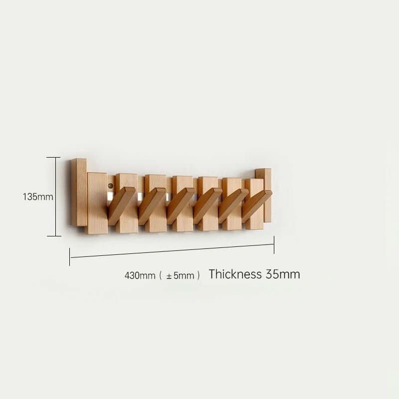 Wooden Wall Hook - Foldable wooden wall hook for stylish organisation - Image 10