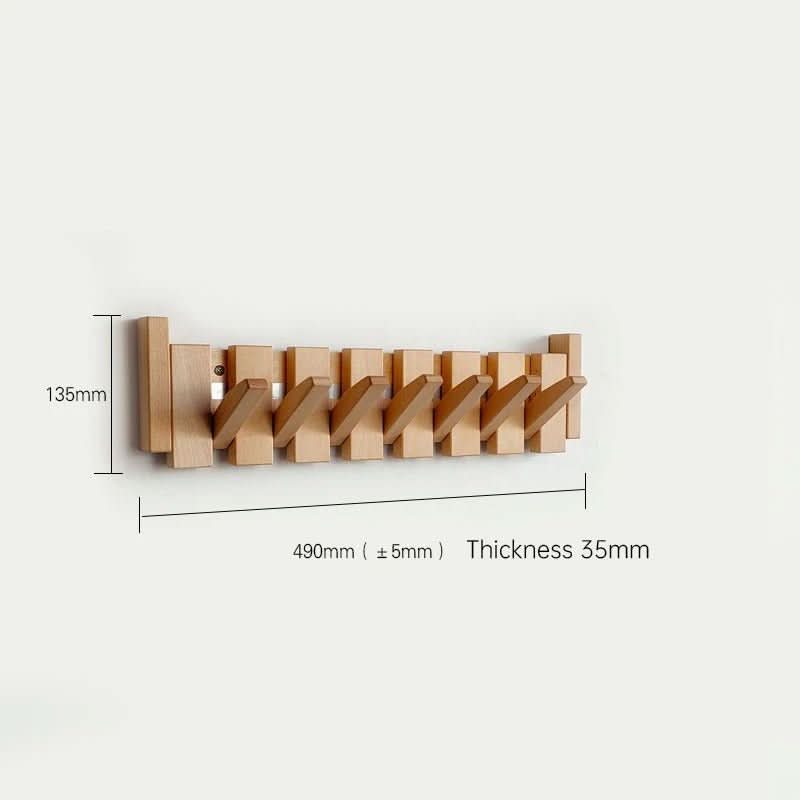 Wooden Wall Hook - Foldable wooden wall hook for stylish organisation - Image 11