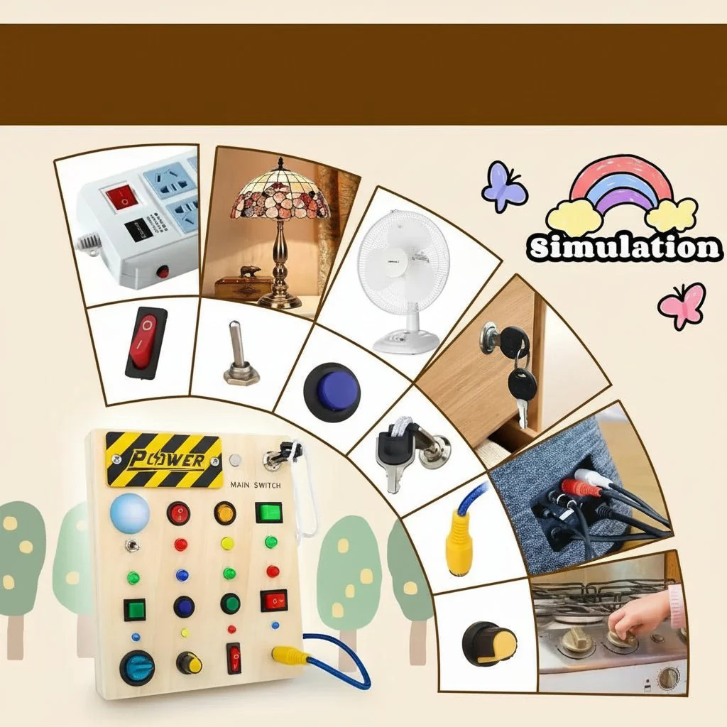 WOODILEARN – Montessori learning board made of wood for promoting fine motor skills & discovery - Image 7