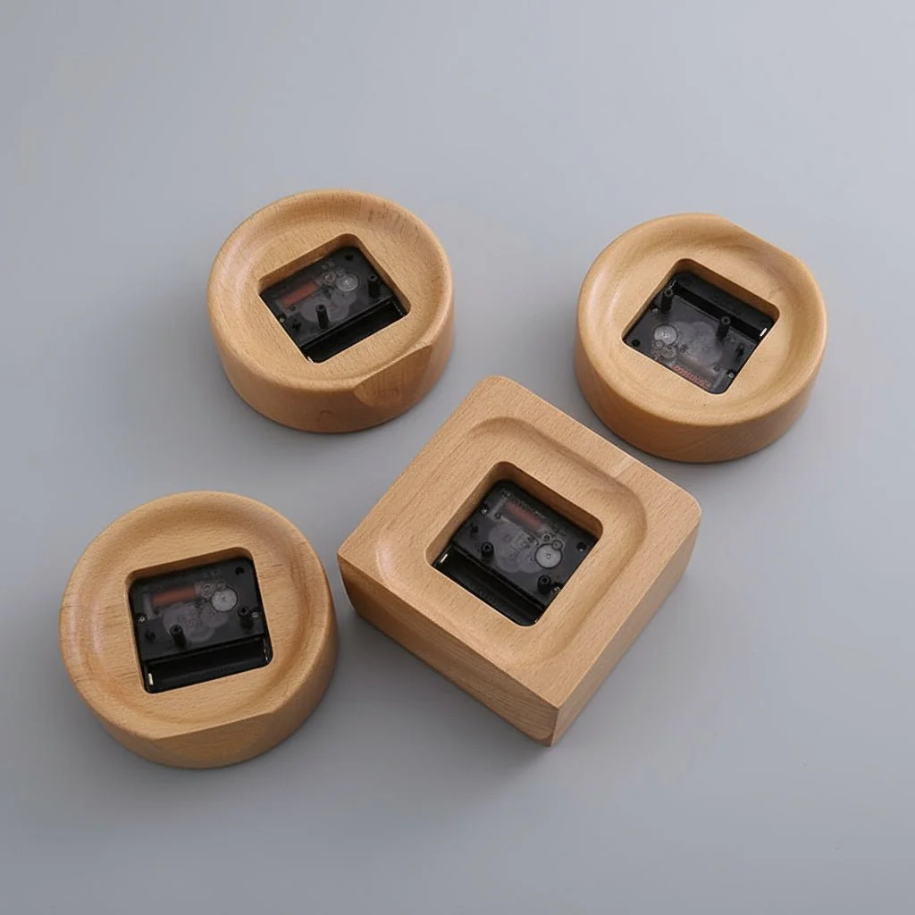 WOODMORN – Elegant alarm clock made of beech wood for a stylish home - Image 2