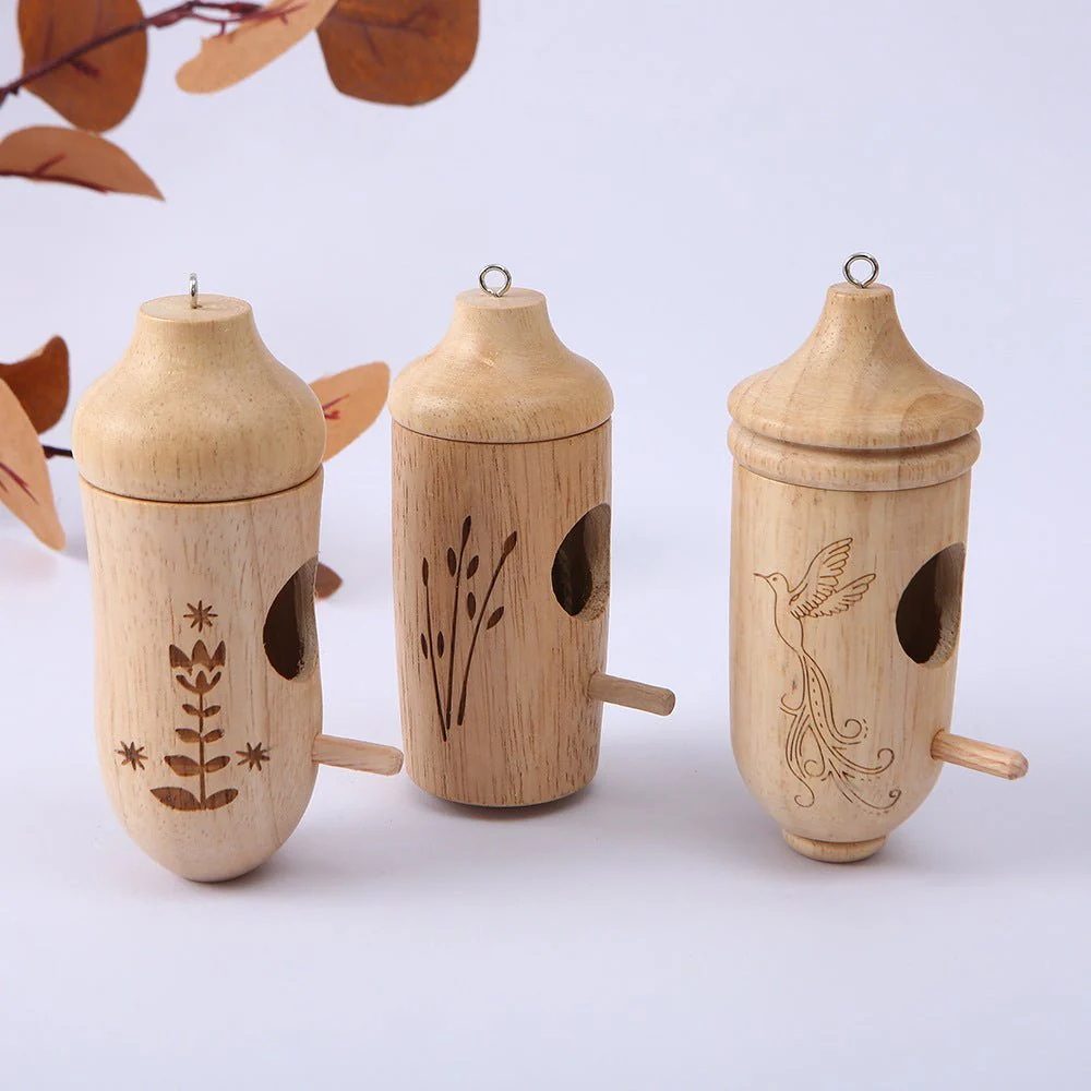 WOODPERCH – Elegant Hanging Birdhouse for Garden and Terrace Protection - Image 4