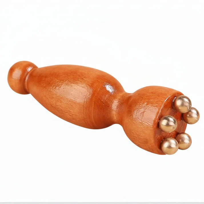 WOODPOD – Seedpod Gua Sha Massager Brass & Rosewood Facial Lifting Tool - Image 10