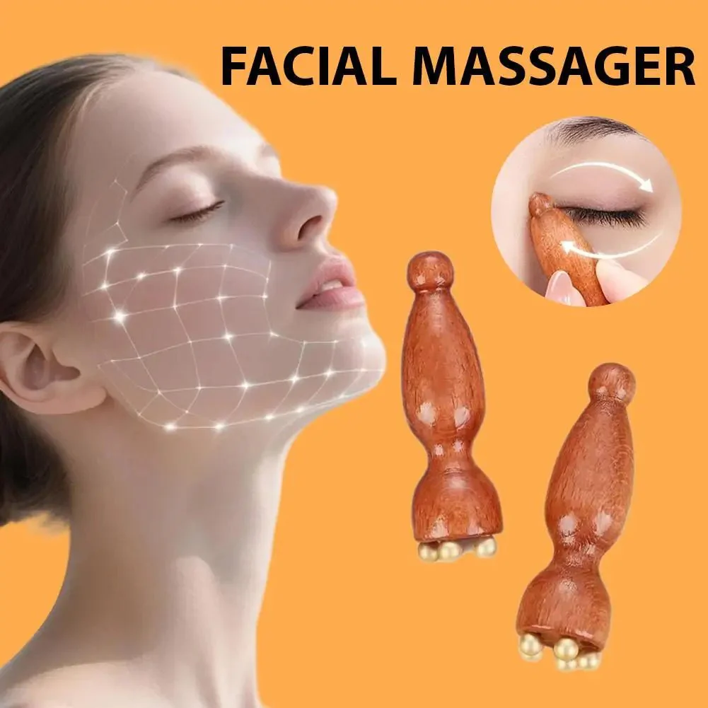 WOODPOD – Seedpod Gua Sha Massager Brass & Rosewood Facial Lifting Tool - Image 8