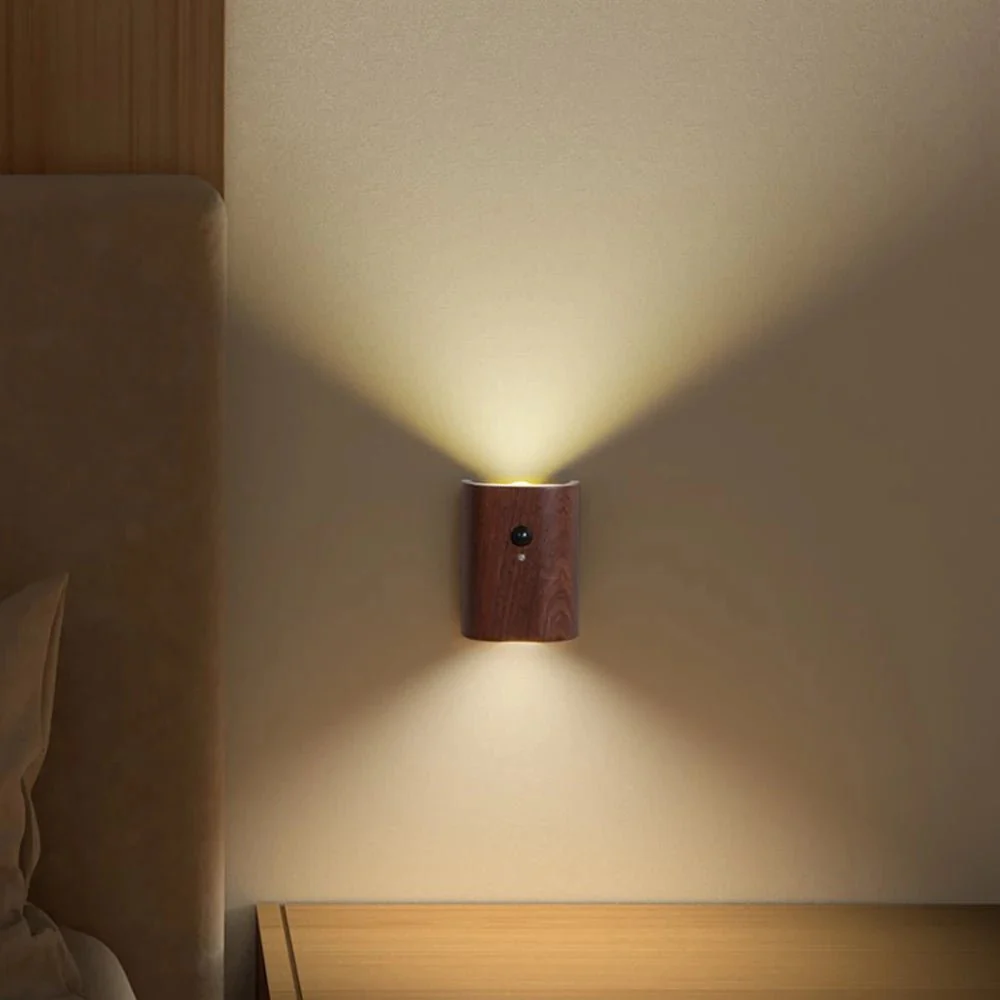 WOODSENSE – Wooden lamp with motion sensor and rechargeable battery - Image 3