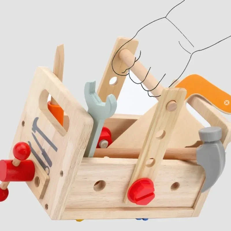 WoodTools - Montessori wooden toolbox for creative builders - Image 5