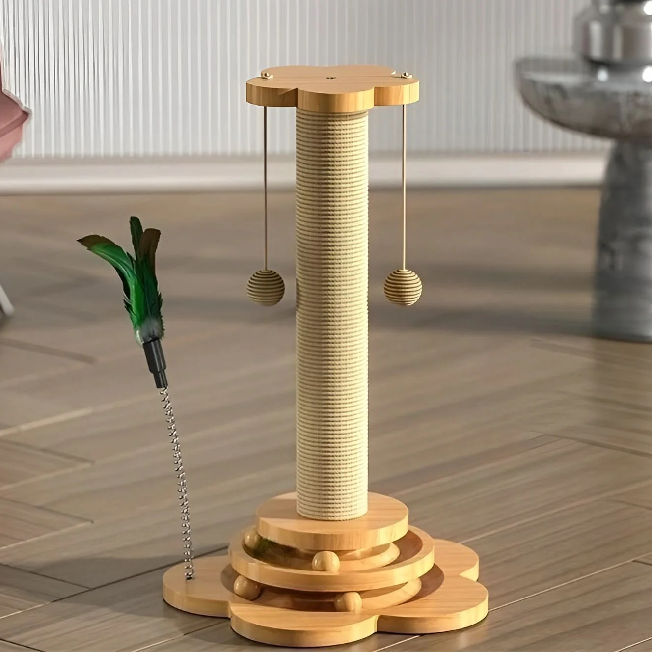 WOODWHISKER – Natural Cat Toy Made of Wood for Instinctive Play - Image 6