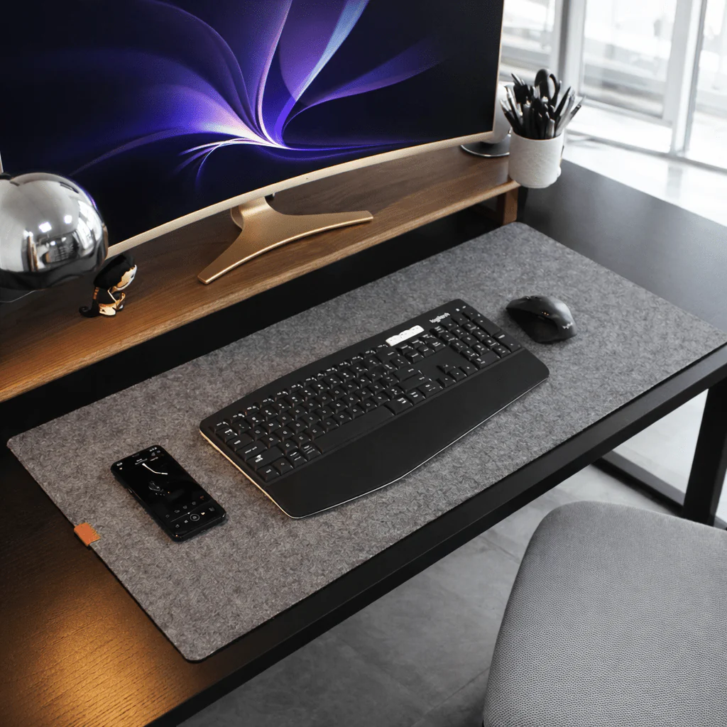 WOOLDESK – High-Quality Wool Felt Desk Mat for Comfortable Working - Image 2