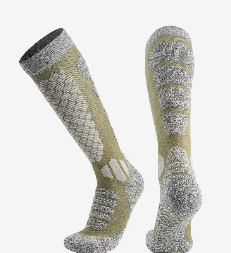 WOOLPEAK – Thermal wool socks for skiing & hiking, unisex, long tube design - Image 8