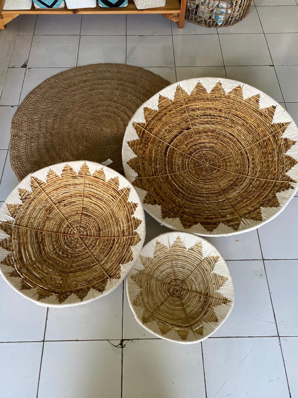 WOVENTRIBE – Handmade wall baskets made of seagrass in tribal style for natural interiors - Image 5