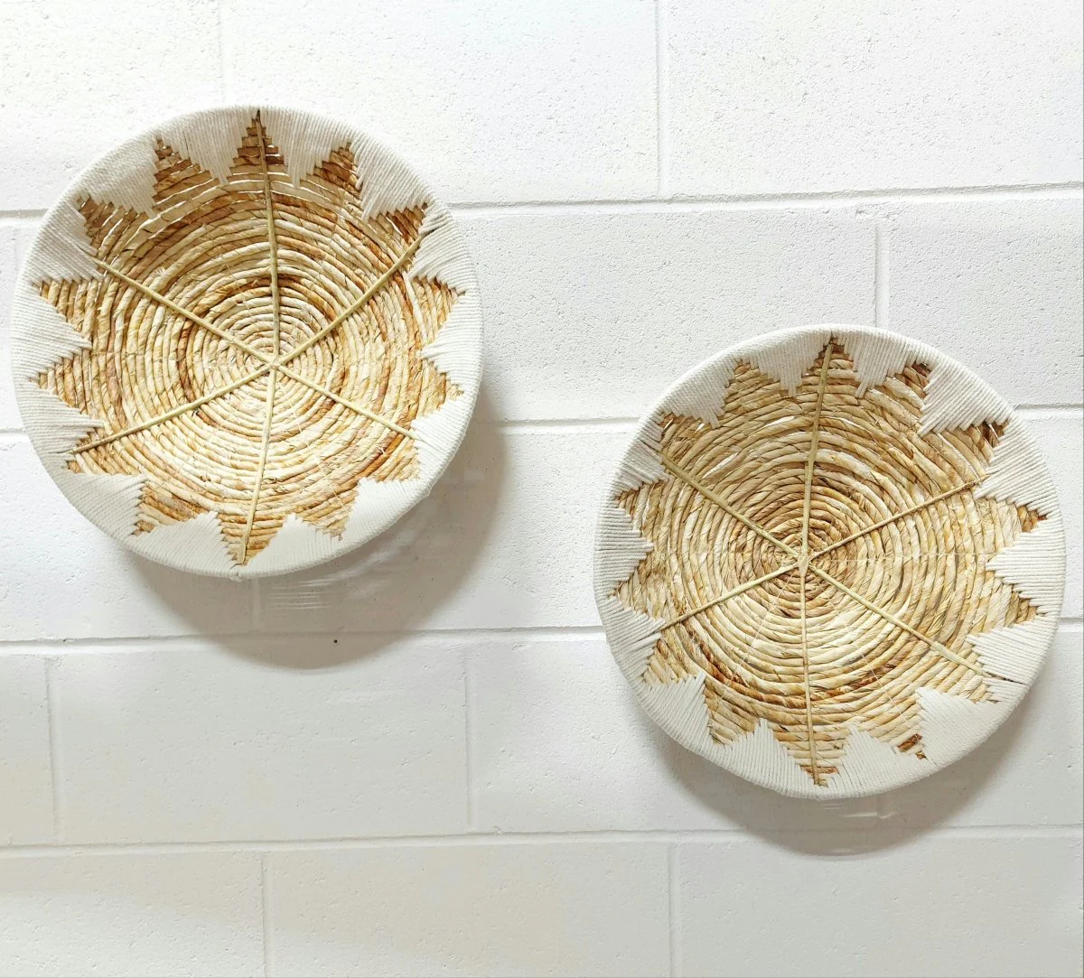 WOVENTRIBE – Handmade wall baskets made of seagrass in tribal style for natural interiors - Image 7