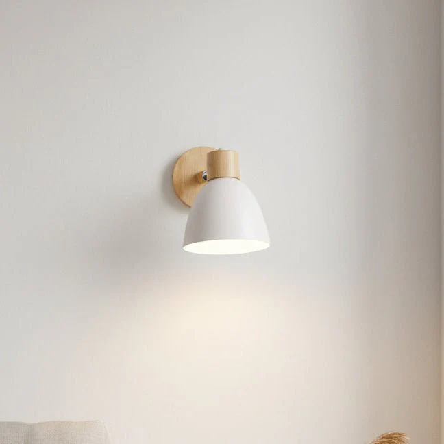 YADIEL WALL LIGHT - Modern wall lamp made of wood in Nordic style - Image 11