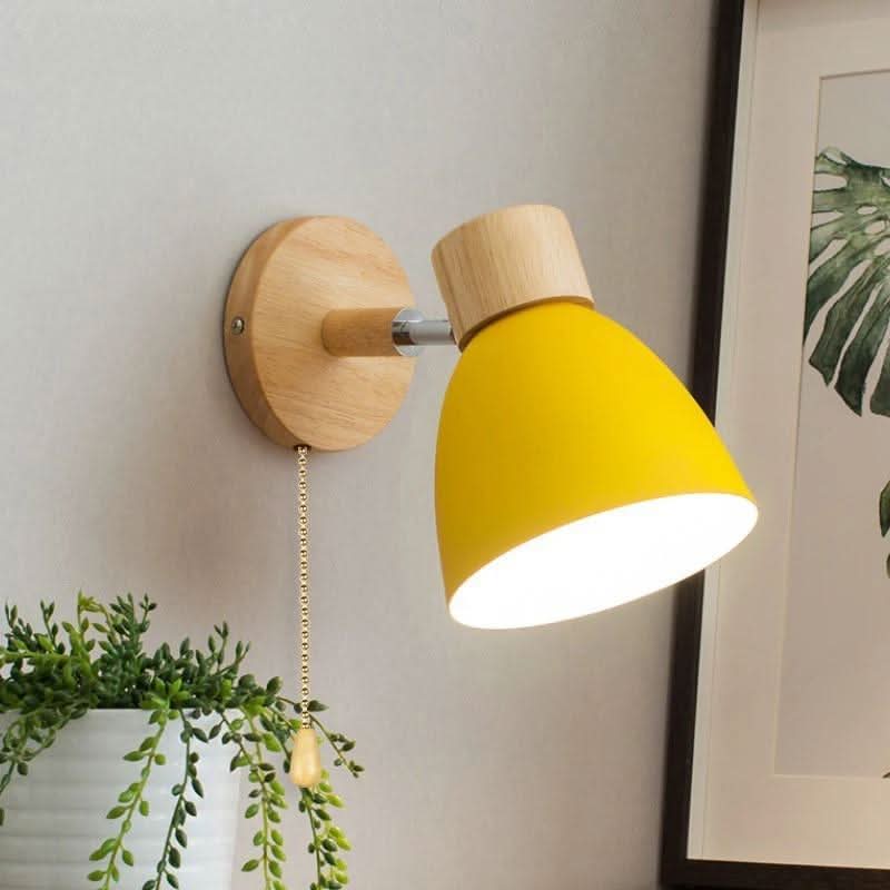 YADIEL WALL LIGHT - Modern wall lamp made of wood in Nordic style - Image 2
