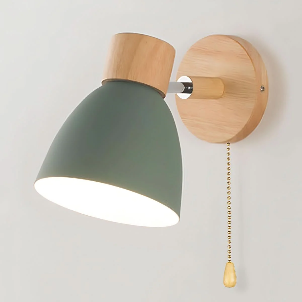 YADIEL WALL LIGHT - Modern wall lamp made of wood in Nordic style - Image 6