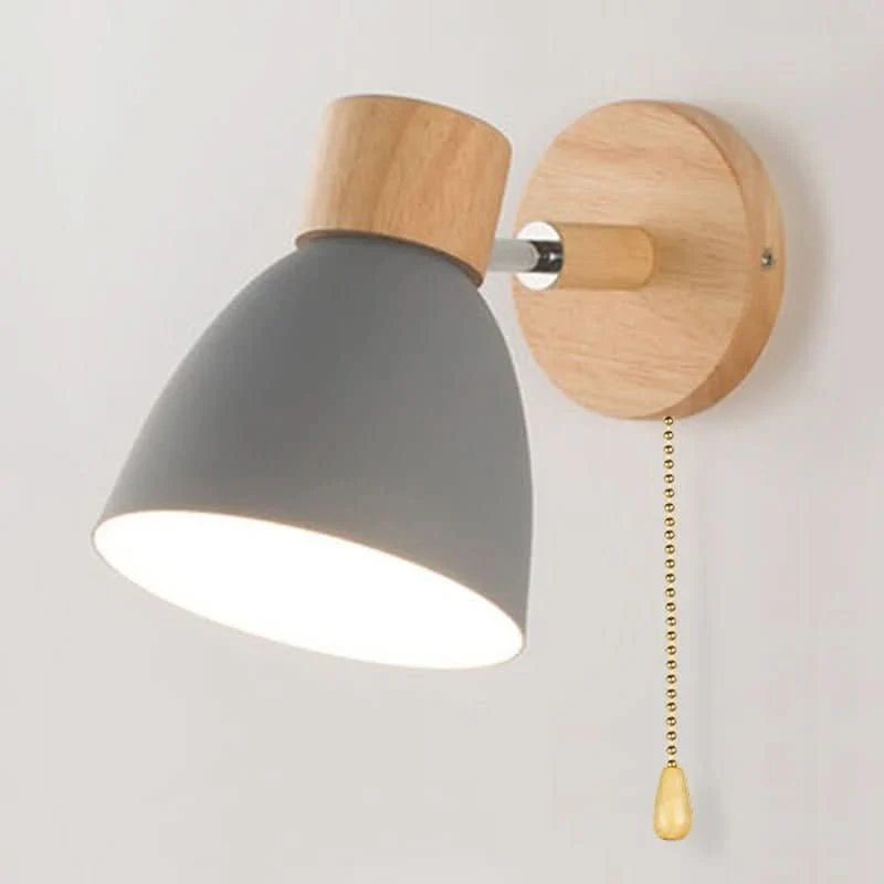 YADIEL WALL LIGHT - Modern wall lamp made of wood in Nordic style - Image 7