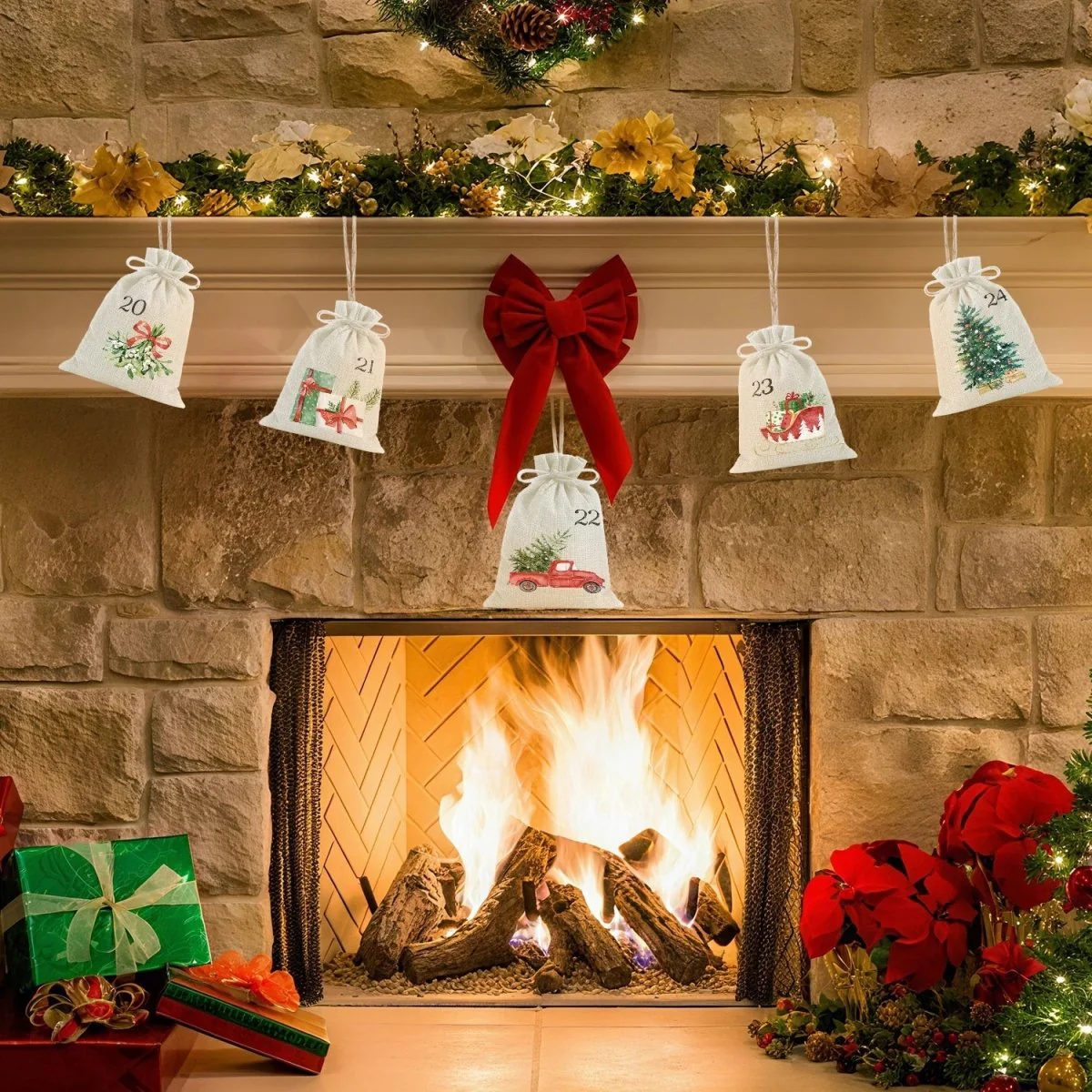 YULEHARBOR – 24 Christmas bags for festive gift ideas at home - Image 3
