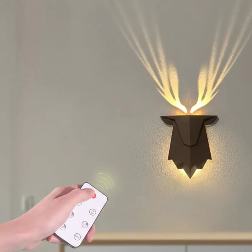 ZENANTLER – Minimalist Deer Wall Lamp with Gentle Dimming Function - Image 3