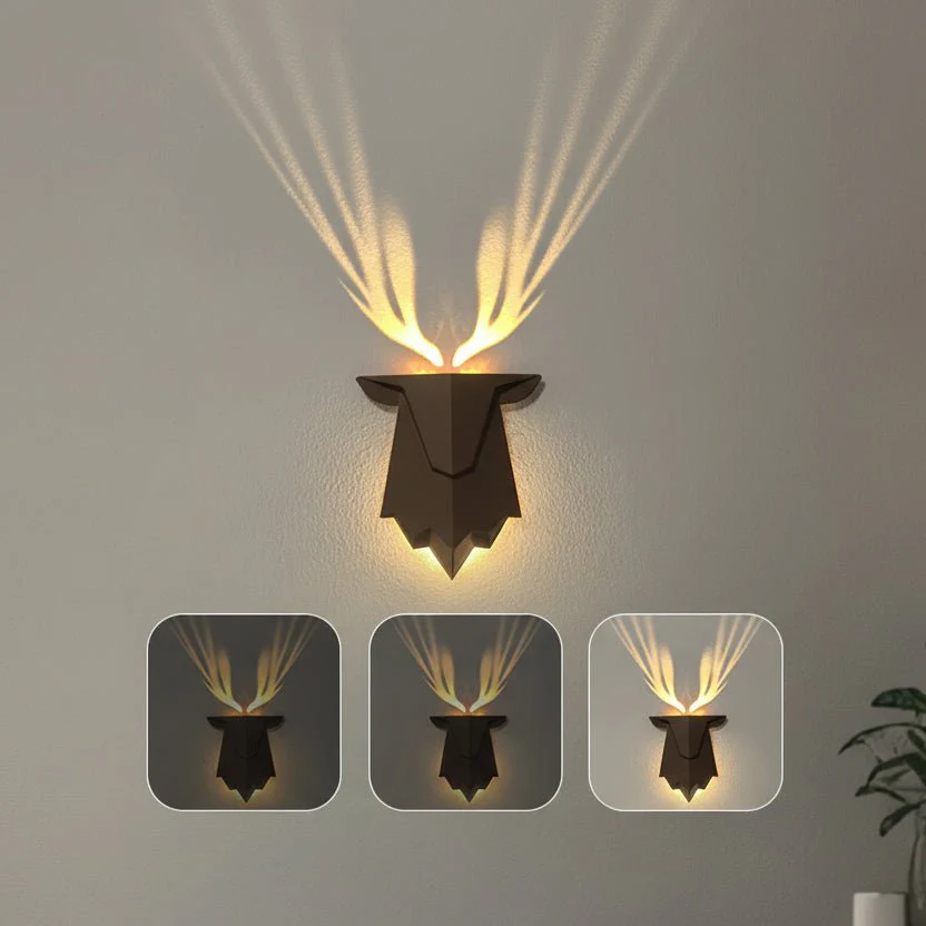 ZENANTLER – Minimalist Deer Wall Lamp with Gentle Dimming Function - Image 4