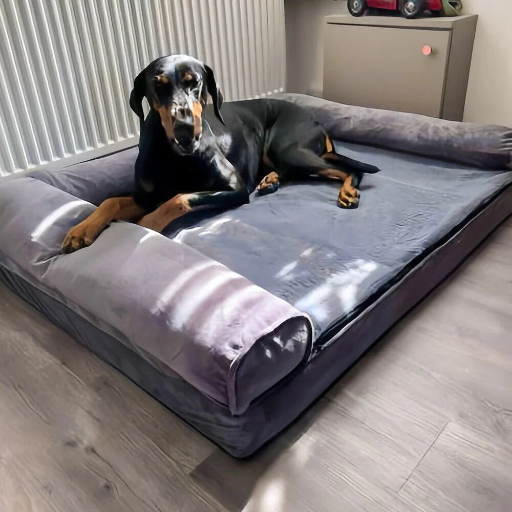 ZENHAVEN – Orthopedic dog bed made of memory foam with water-repellent cover & plush comfort - Image 2