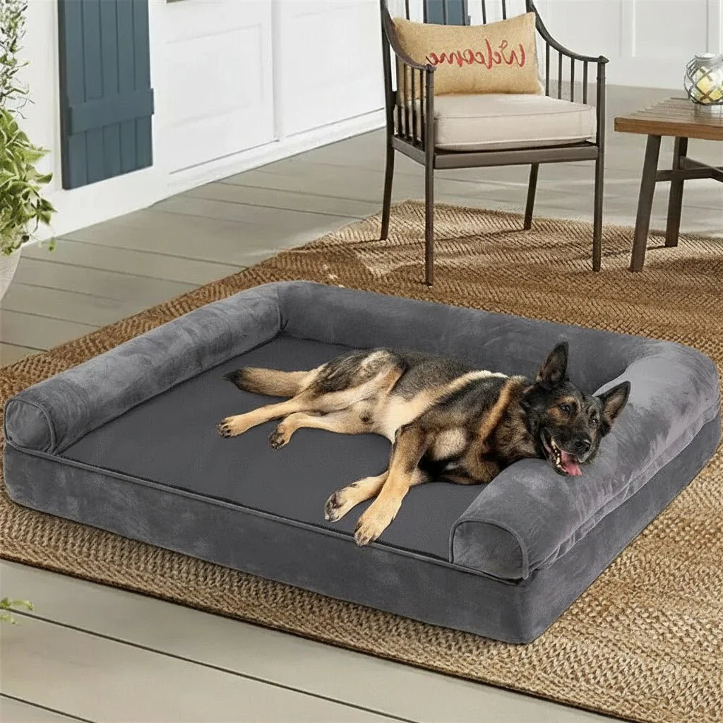 ZENHAVEN – Orthopedic dog bed made of memory foam with water-repellent cover & plush comfort - Image 3