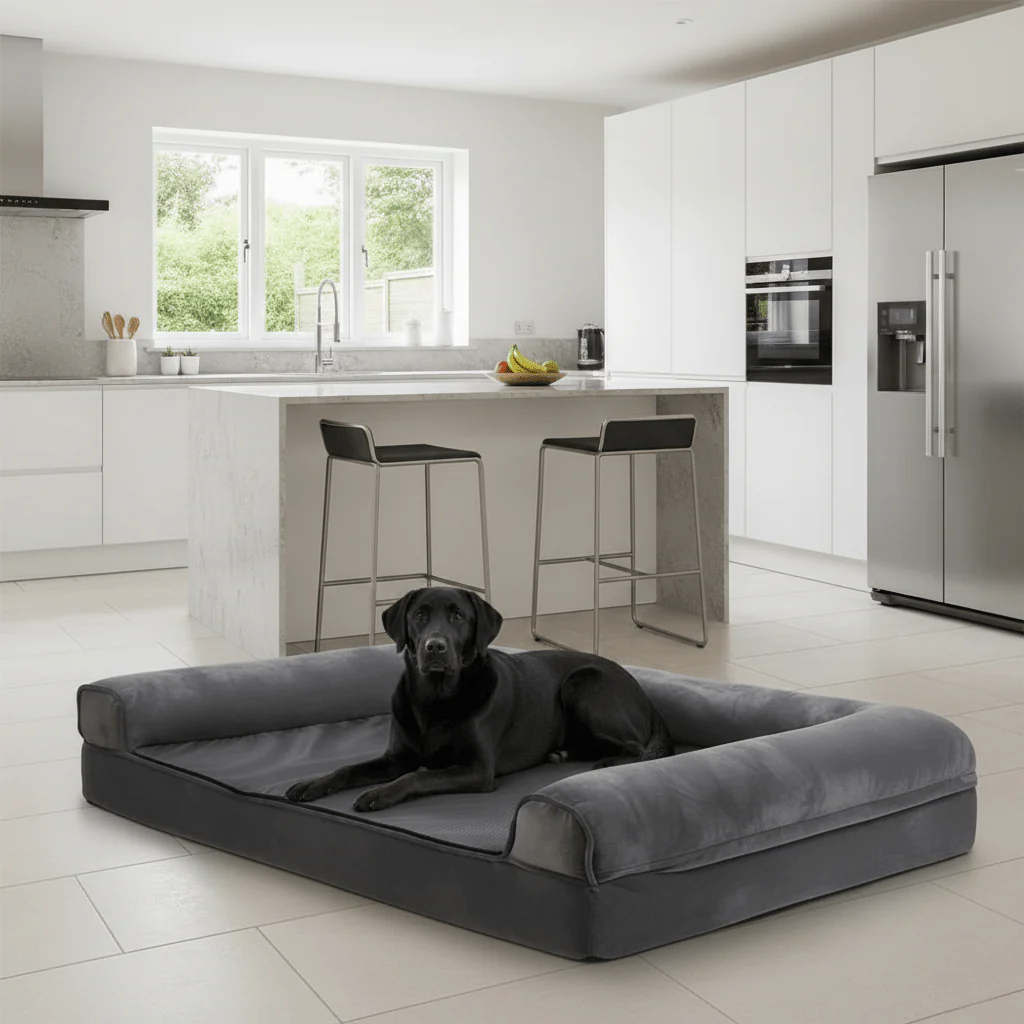 ZENHAVEN – Orthopedic dog bed made of memory foam with water-repellent cover & plush comfort - Image 4