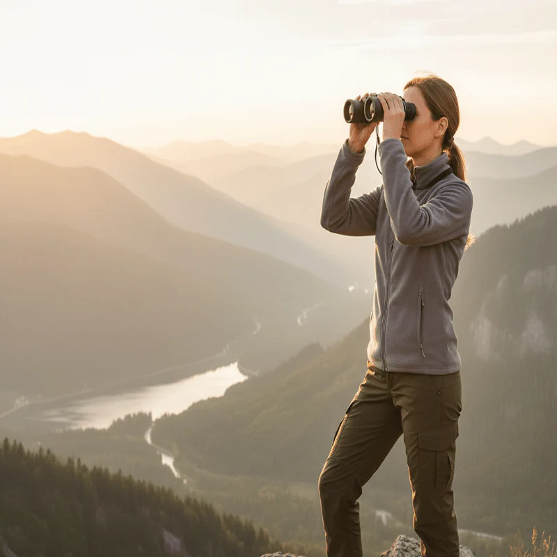 ZENITHAR – Compact 2000M binoculars with 40x magnification & BAK4 glass for clear long-distance viewing