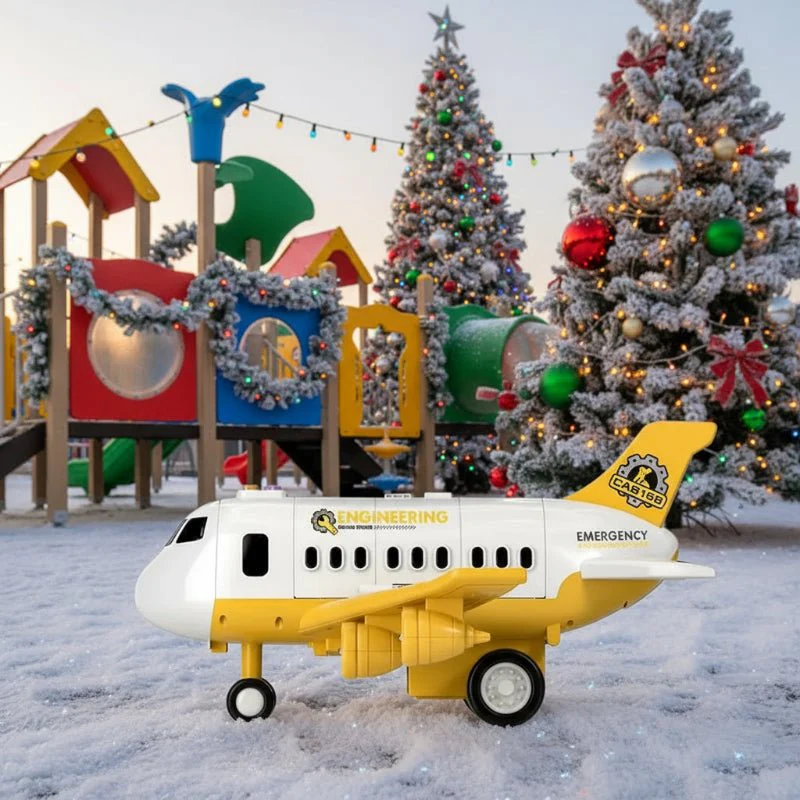 ZOOMIQ – Interactive airplane toy with blinking lights for children from 3 years old
