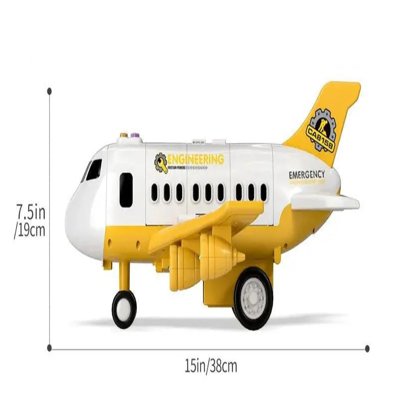 ZOOMIQ – Interactive airplane toy with blinking lights for children from 3 years old - Image 6