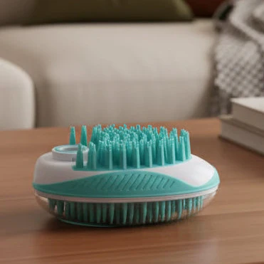 ZORROPET - 2-in-1 soap dispenser & massage brush for dogs